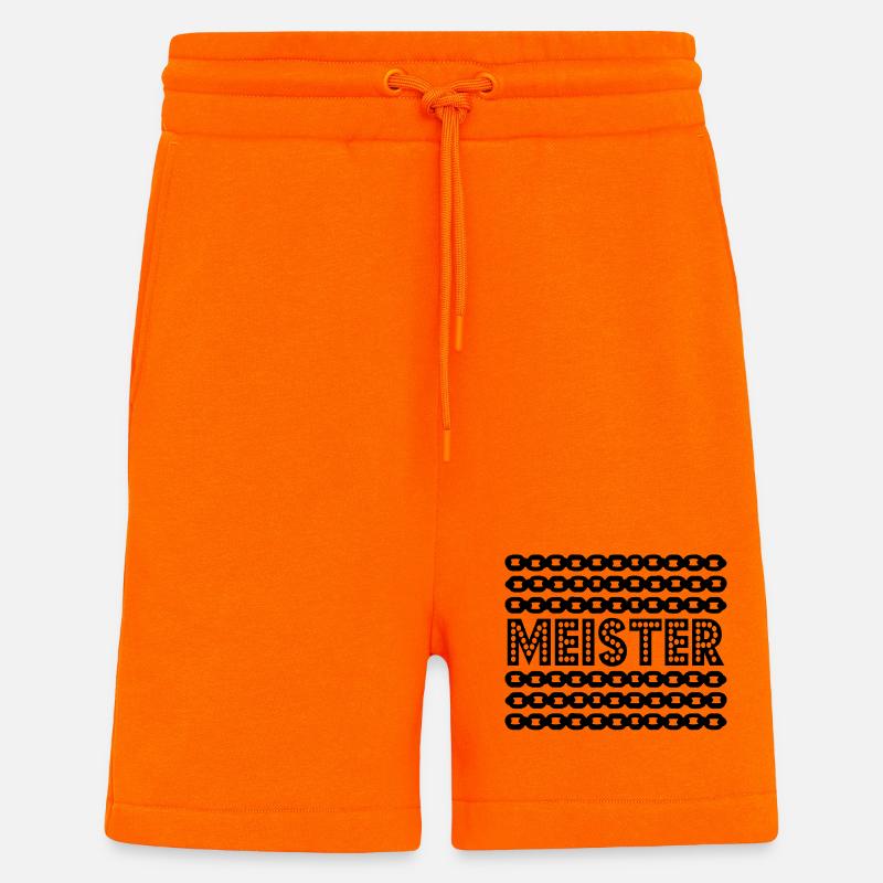 Master Degree Master Chains - Shorts - made by SPREAD - SUNSET ORANGE