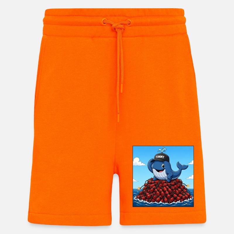 Timmy der Wal - Shorts - made by SPREAD - SUNSET ORANGE