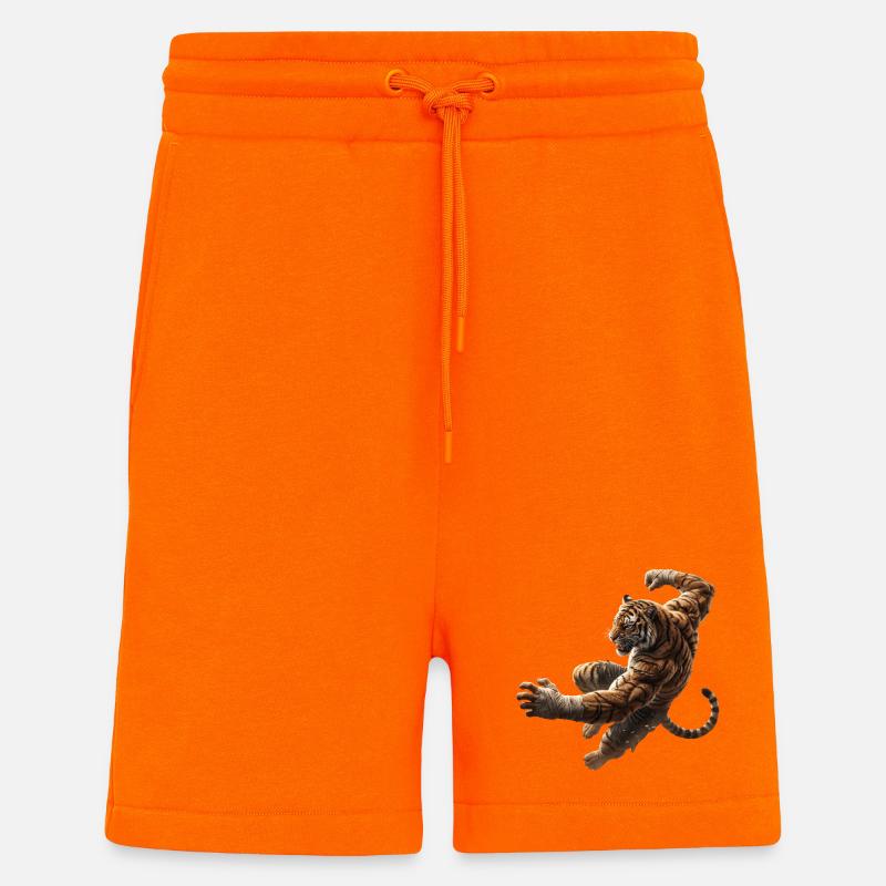 Springender Tiger  - Shorts - made by SPREAD - SUNSET ORANGE