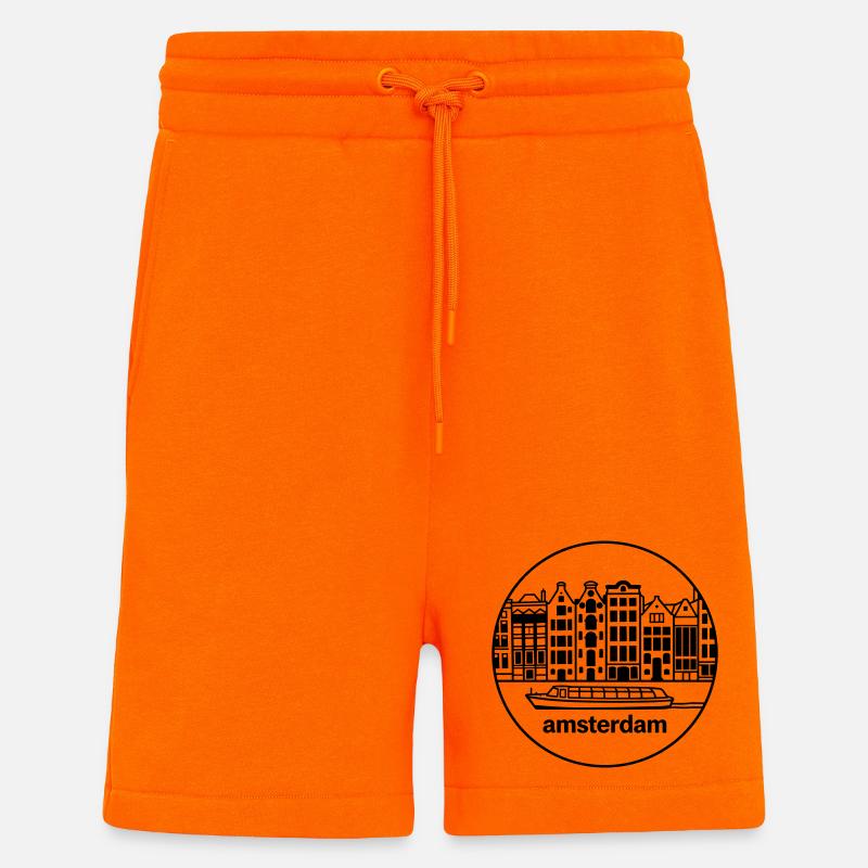 Amsterdam - Shorts - made by SPREAD - SUNSET ORANGE