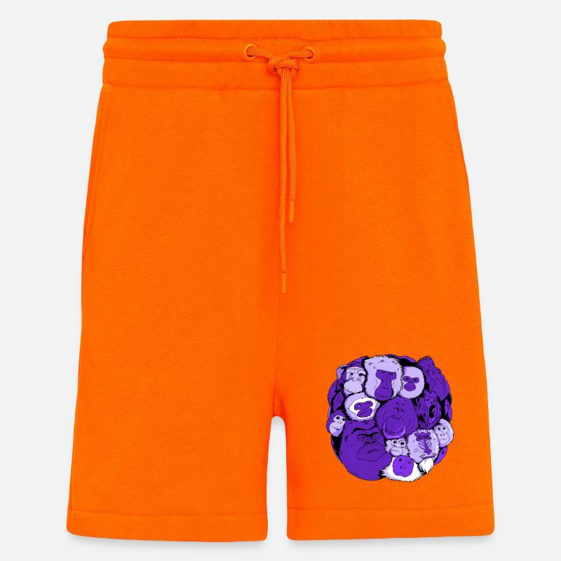 Monkey Ball - Shorts - made by SPREAD - SUNSET ORANGE