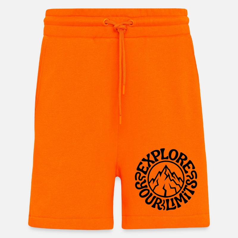 mountain climbing - Shorts - made by SPREAD - SUNSET ORANGE