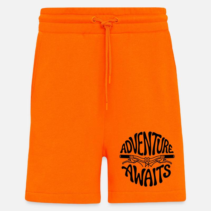 bicycle - Shorts - made by SPREAD - SUNSET ORANGE