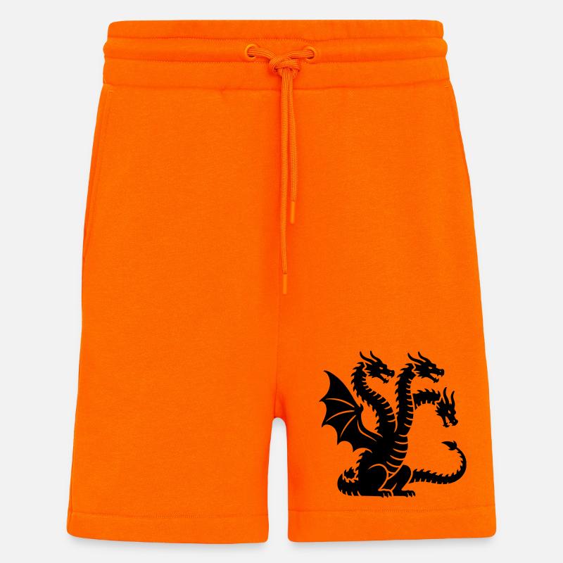 dragon - Short bio décontracté fabriqué en UE - SUNSET ORANGE