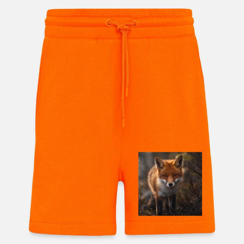 Fox in a forest glade - Shorts - made by SPREAD - SUNSET ORANGE