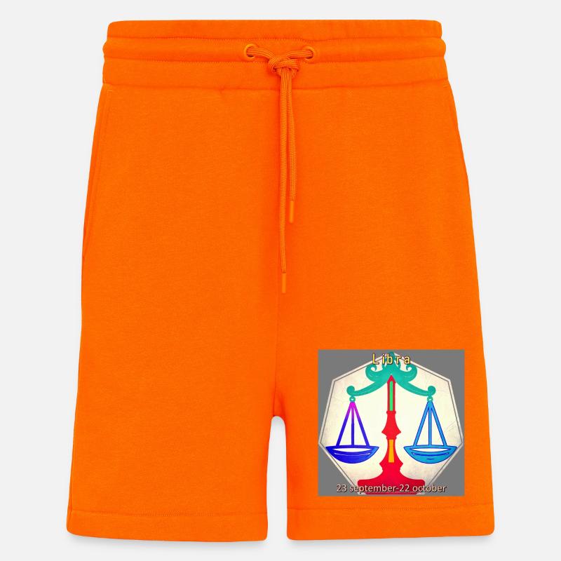 Poids - Short bio décontracté fabriqué en UE - SUNSET ORANGE