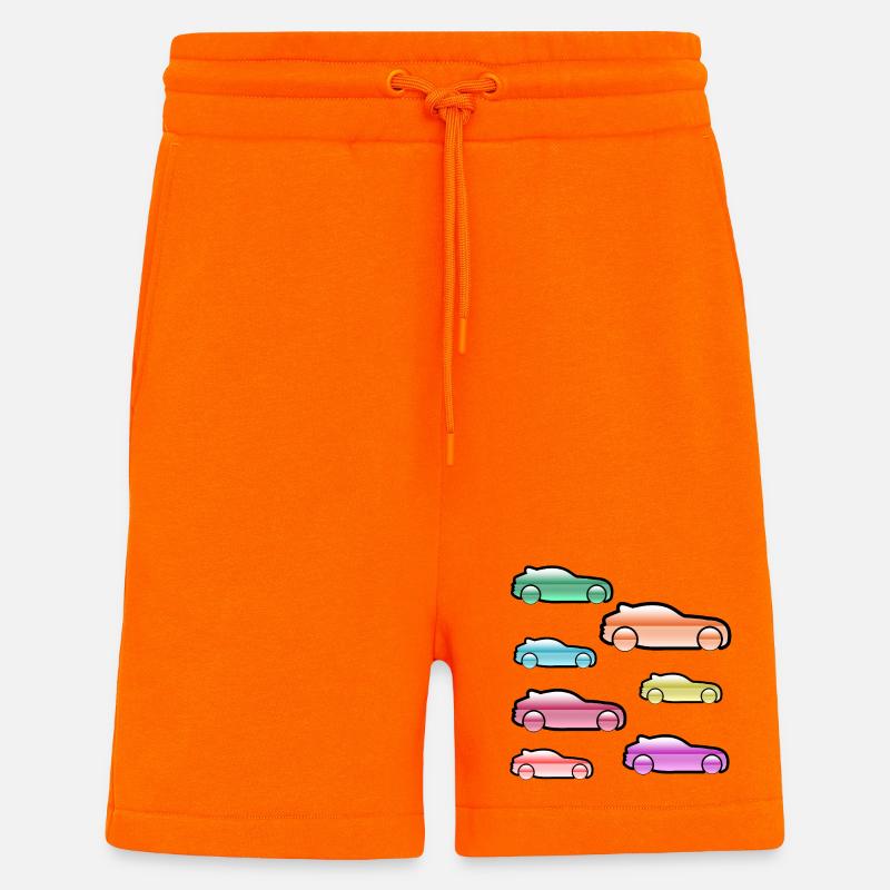 Autos - Shorts - made by SPREAD - SUNSET ORANGE