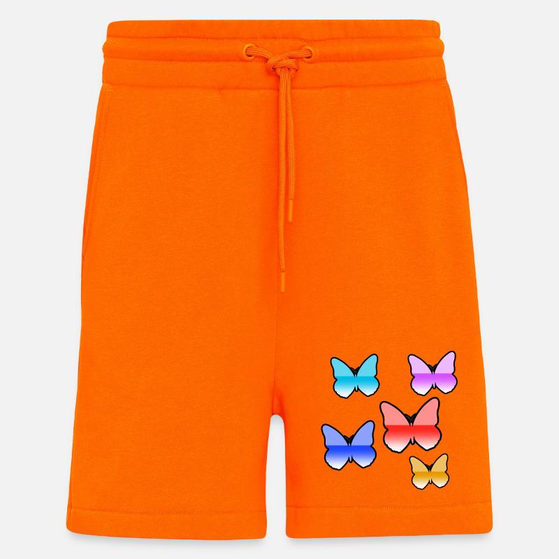 Schmetterlinge - Shorts - made by SPREAD - SUNSET ORANGE