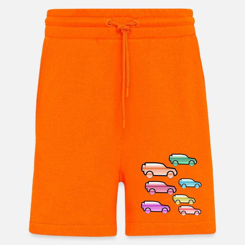 Autos - Shorts - made by SPREAD - SUNSET ORANGE