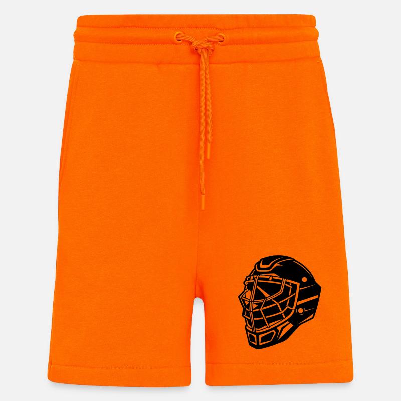 Masque de gardien - Short bio décontracté fabriqué en UE - SUNSET ORANGE