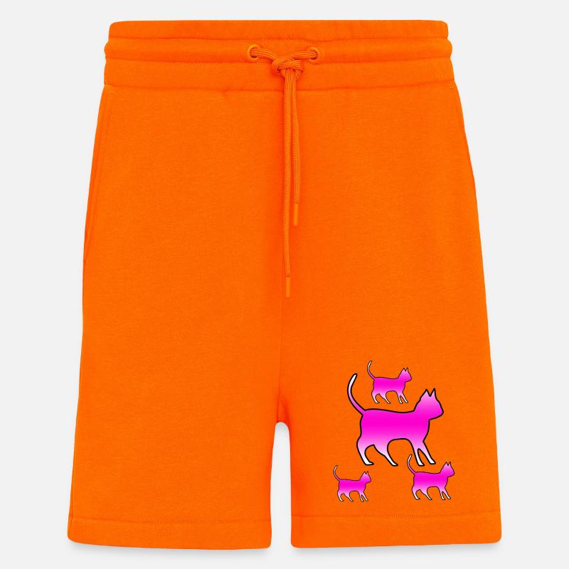 Katzen - Shorts - made by SPREAD - SUNSET ORANGE