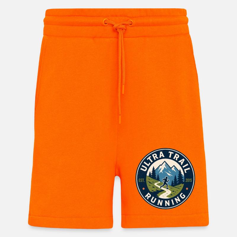 Ultra-Trailrunning - Shorts - made by SPREAD - SUNSET ORANGE