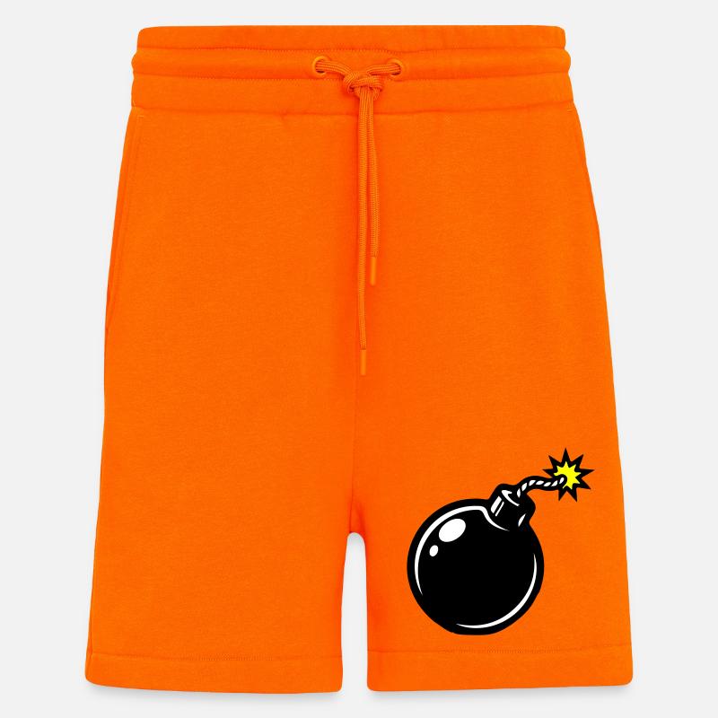 Bombe Comic - Shorts - made by SPREAD - SUNSET ORANGE