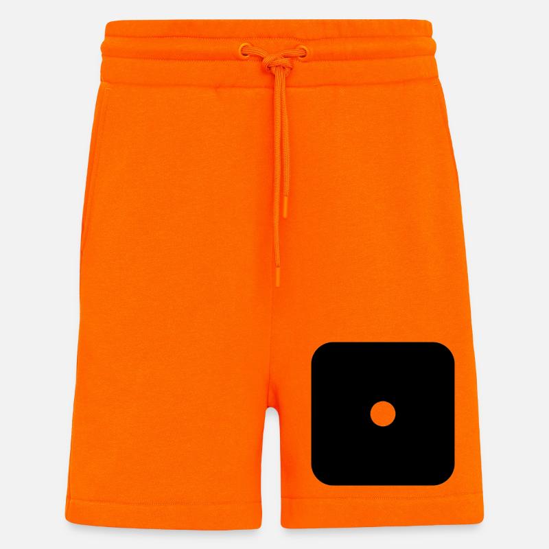 Dit - Short bio décontracté fabriqué en UE - SUNSET ORANGE