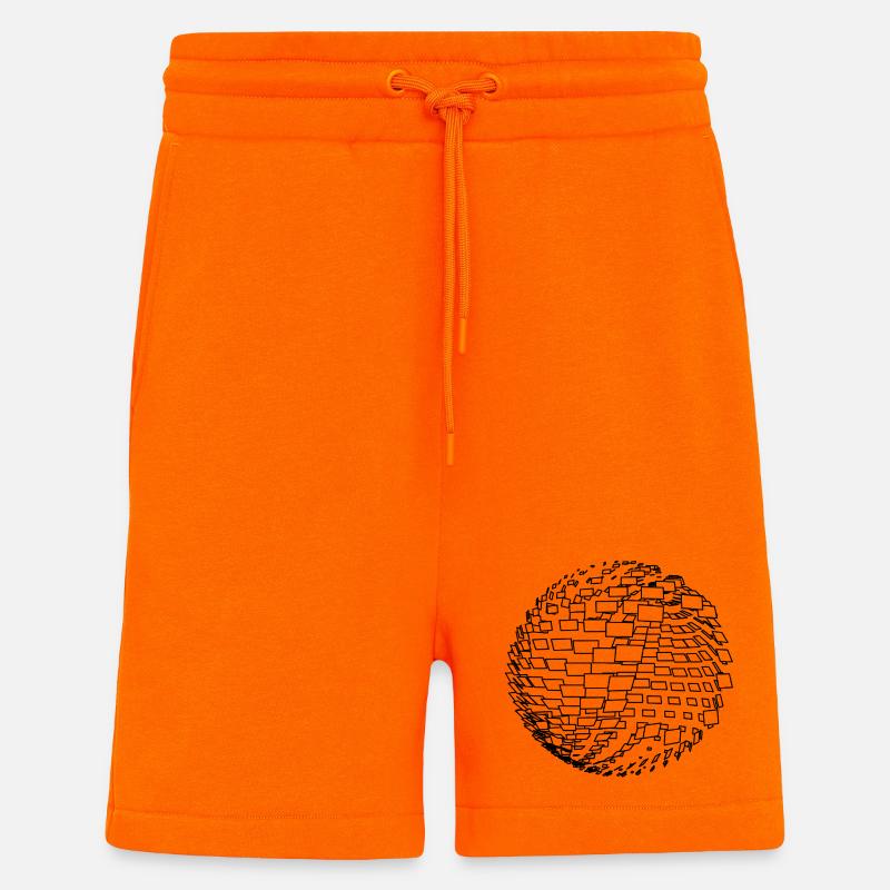 Parametric Kugel - Shorts - made by SPREAD - SUNSET ORANGE