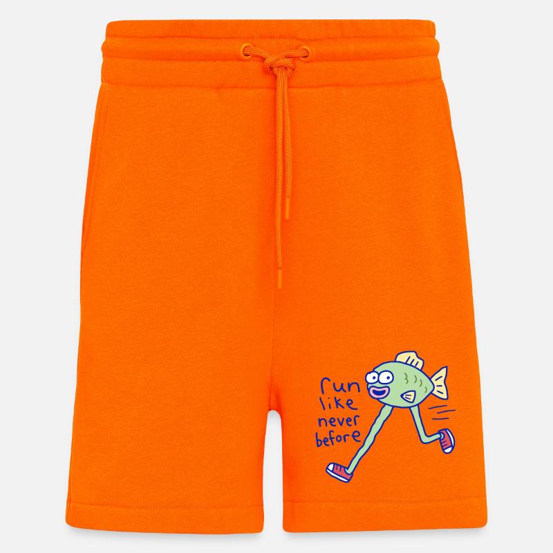 Run Like Never Before - Shorts - made by SPREAD - SUNSET ORANGE