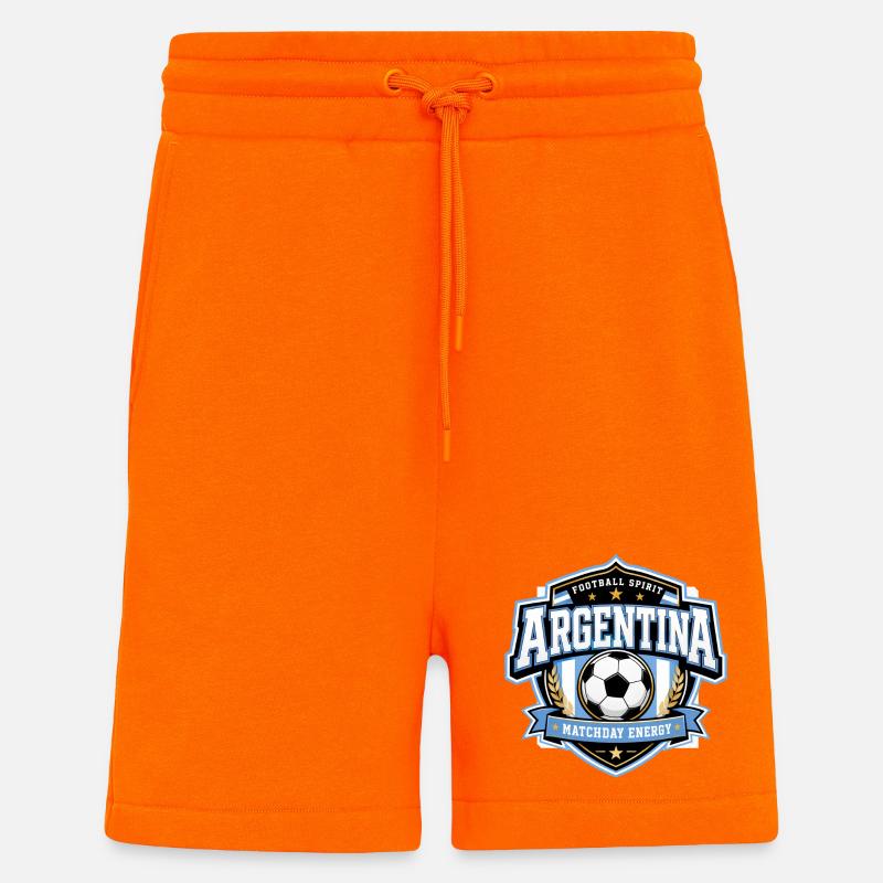 Argentinien Matchday Energie - Shorts - made by SPREAD - SUNSET ORANGE