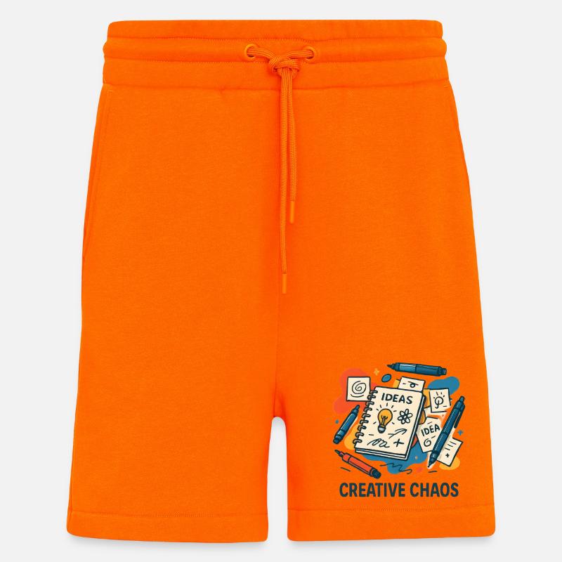 Creative Chaos Idea Book - Shorts - made by SPREAD - SUNSET ORANGE