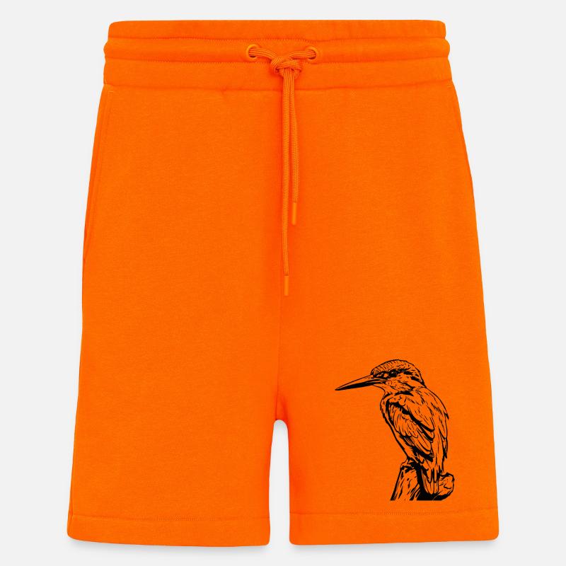 Specht / Eisvogel - Shorts - made by SPREAD - SUNSET ORANGE