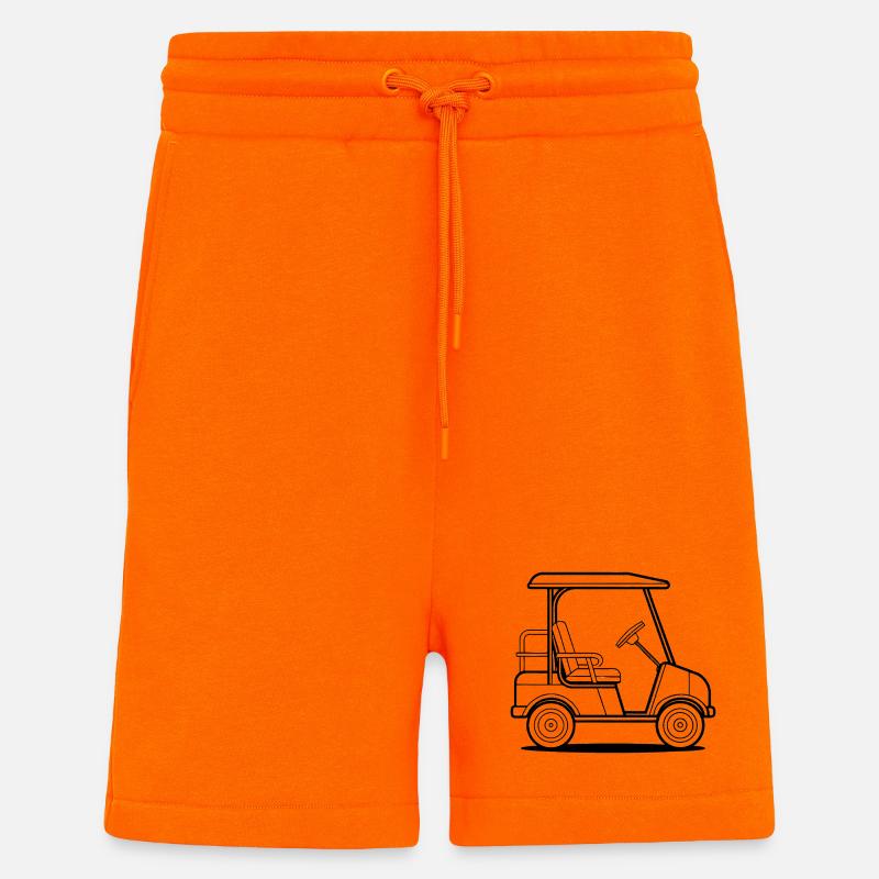 Golf carts - Shorts - made by SPREAD - SUNSET ORANGE