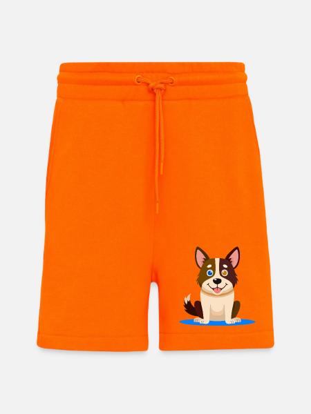 Kleiner bunter Hund (Comic) - Shorts - made by SPREAD - SUNSET ORANGE