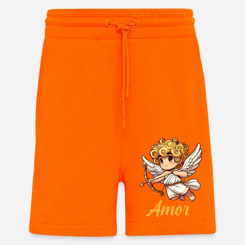 Engel Comic Amor - Shorts - made by SPREAD - SUNSET ORANGE