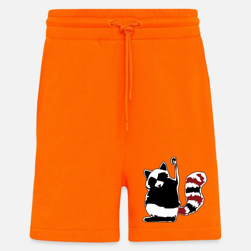 Starke Faust im Flaggenstil - Shorts - made by SPREAD - SUNSET ORANGE