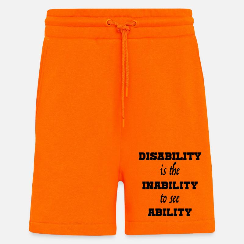 Fähigkeit4 - Shorts - made by SPREAD - SUNSET ORANGE