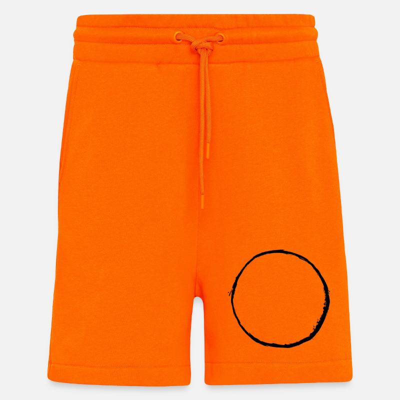 KREIS BRUSH - Shorts - made by SPREAD - SUNSET ORANGE