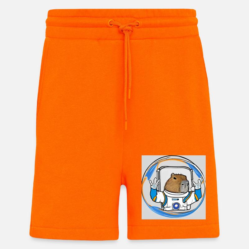Astro Kappen - Shorts - made by SPREAD - SUNSET ORANGE