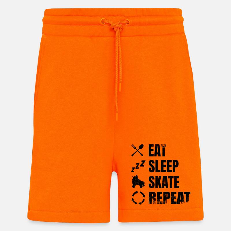 Roller skating routine - Shorts - made by SPREAD - SUNSET ORANGE
