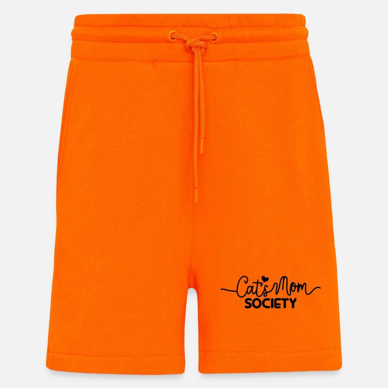 Cats and Moms Gemeinschaftsdesign - Shorts - made by SPREAD - SUNSET ORANGE