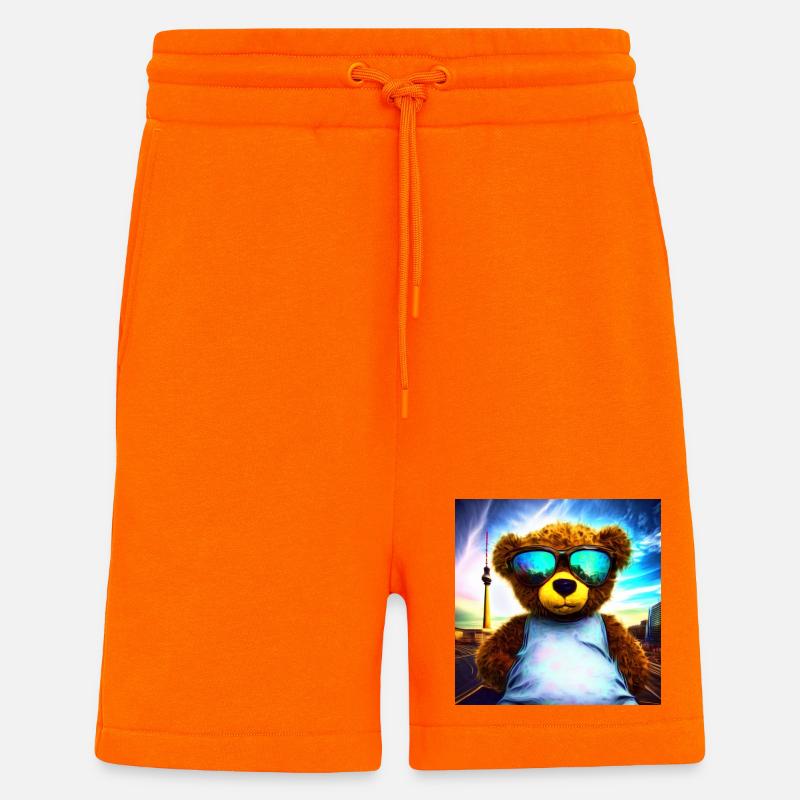 Teddy in Berlin I - Shorts - made by SPREAD - SUNSET ORANGE