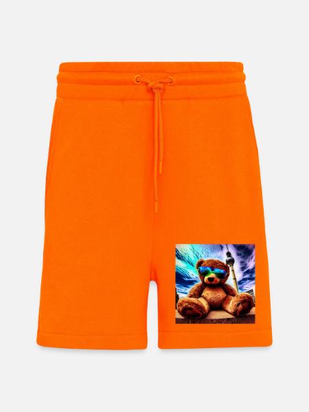 Teddy in Berlin II - Shorts - made by SPREAD - SUNSET ORANGE