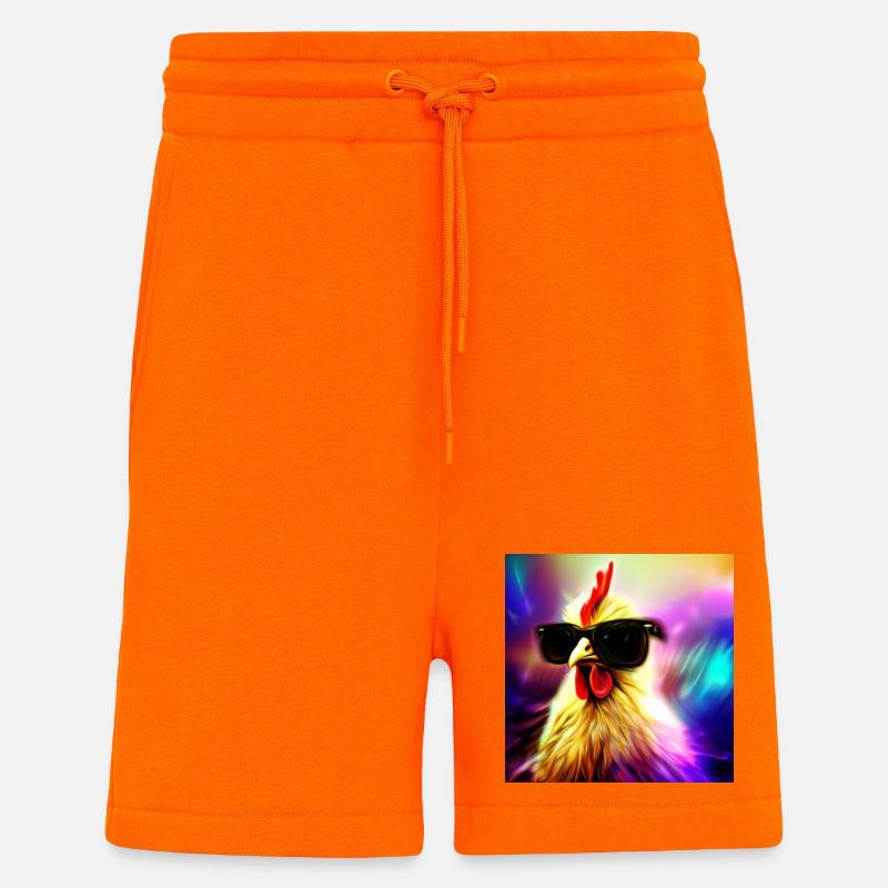 Fancy Chicken II - Shorts - made by SPREAD - SUNSET ORANGE