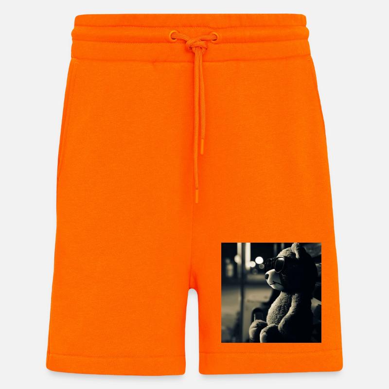 Teddy is wating - Shorts - made by SPREAD - SUNSET ORANGE