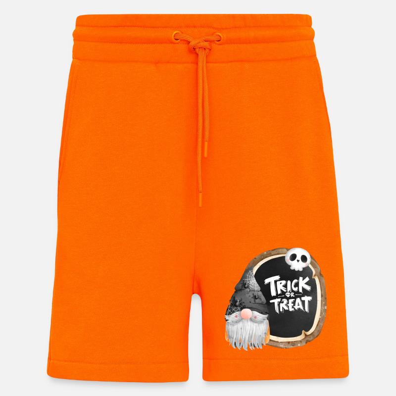 Halloween, Süßes oder Saures, Gnom - Shorts - made by SPREAD - SUNSET ORANGE