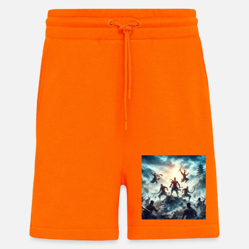 Samurai 1 - Shorts - made by SPREAD - SUNSET ORANGE
