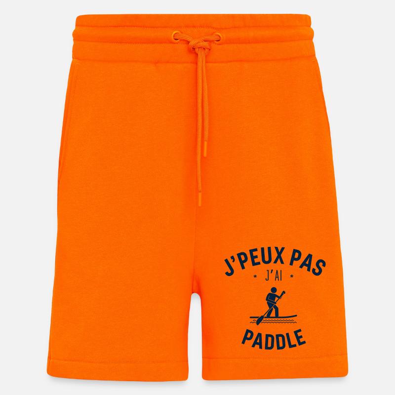 J peux pas j ai paddle - Short bio décontracté fabriqué en UE - SUNSET ORANGE
