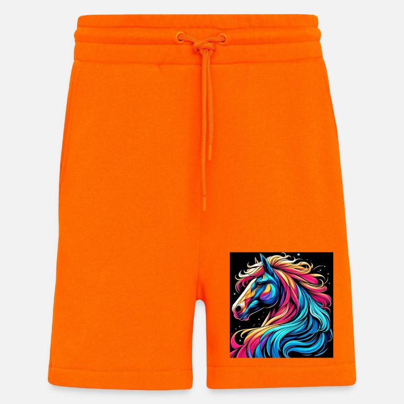 Horse - Shorts - made by SPREAD - SUNSET ORANGE