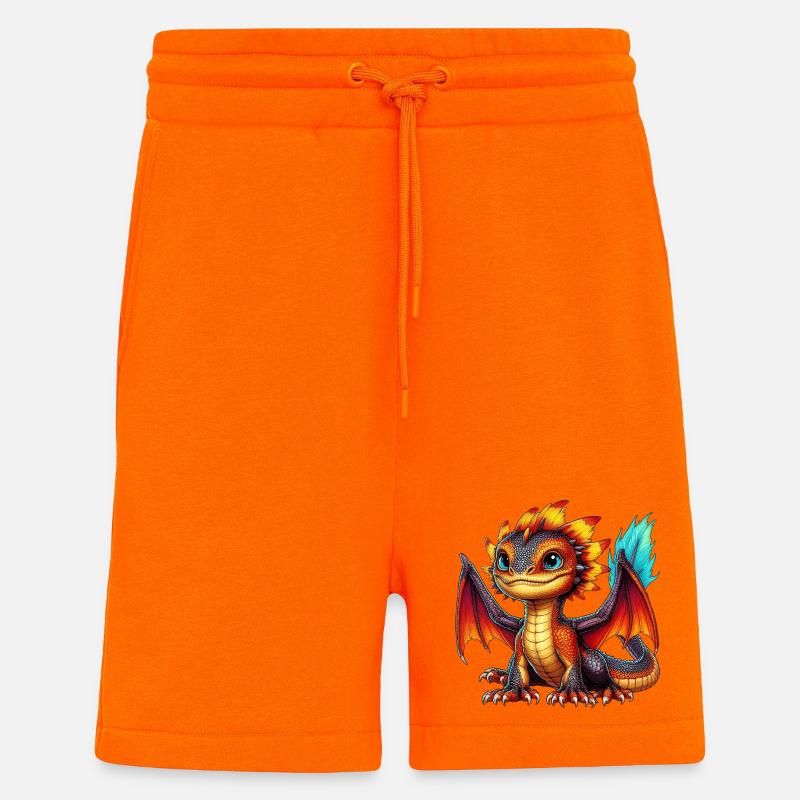 Drache - Shorts - made by SPREAD - SUNSET ORANGE