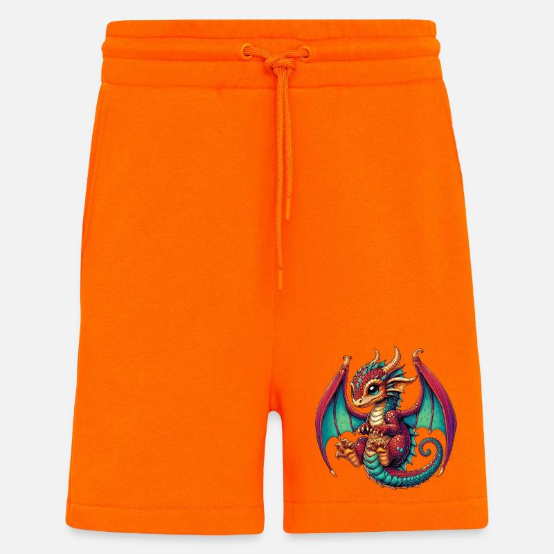 Dragon - Shorts - made by SPREAD - SUNSET ORANGE