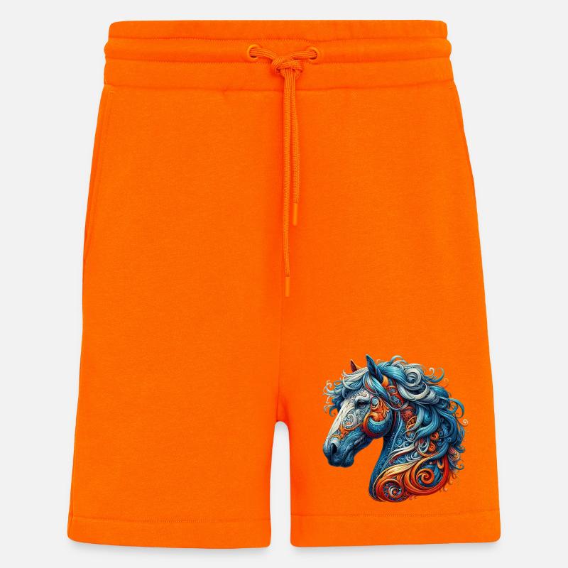 Pferd - Shorts - made by SPREAD - SUNSET ORANGE