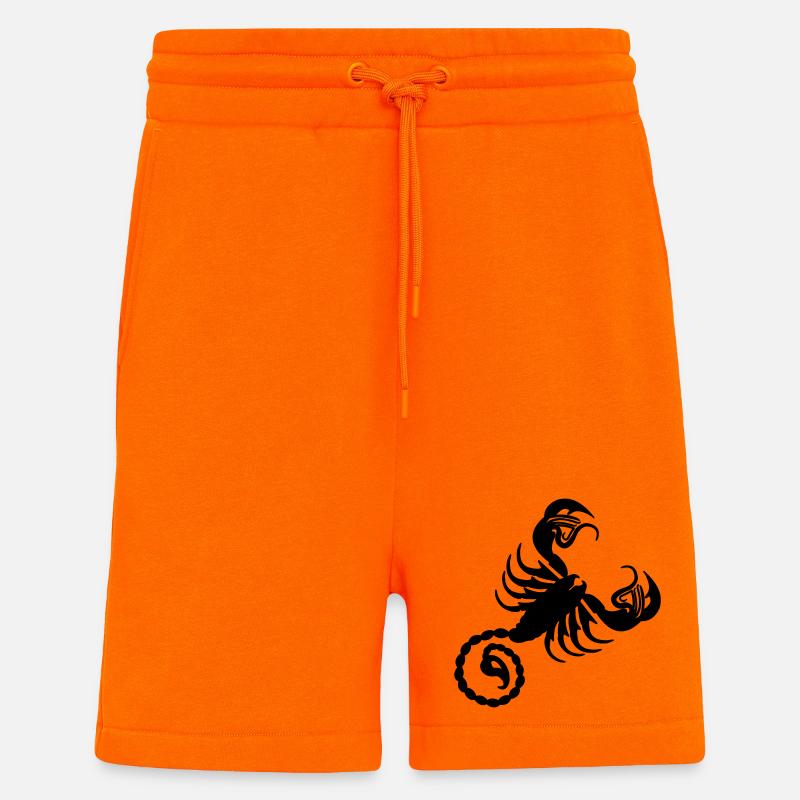 Sternzeichen Skorpion - Shorts - made by SPREAD - SUNSET ORANGE