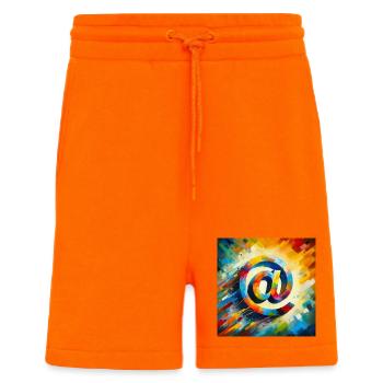 Symbole 7 - Short bio décontracté fabriqué en UE - SUNSET ORANGE - Devant