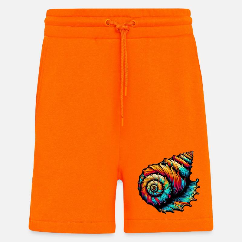Shell - Shorts - made by SPREAD - SUNSET ORANGE