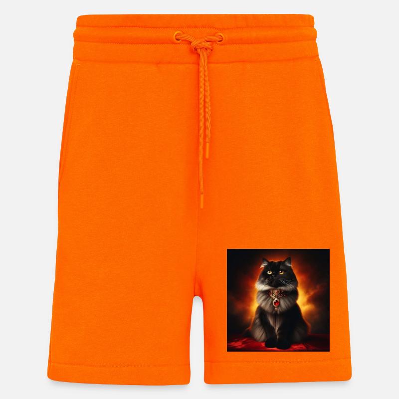 Katze 3 4 - Shorts - made by SPREAD - SUNSET ORANGE