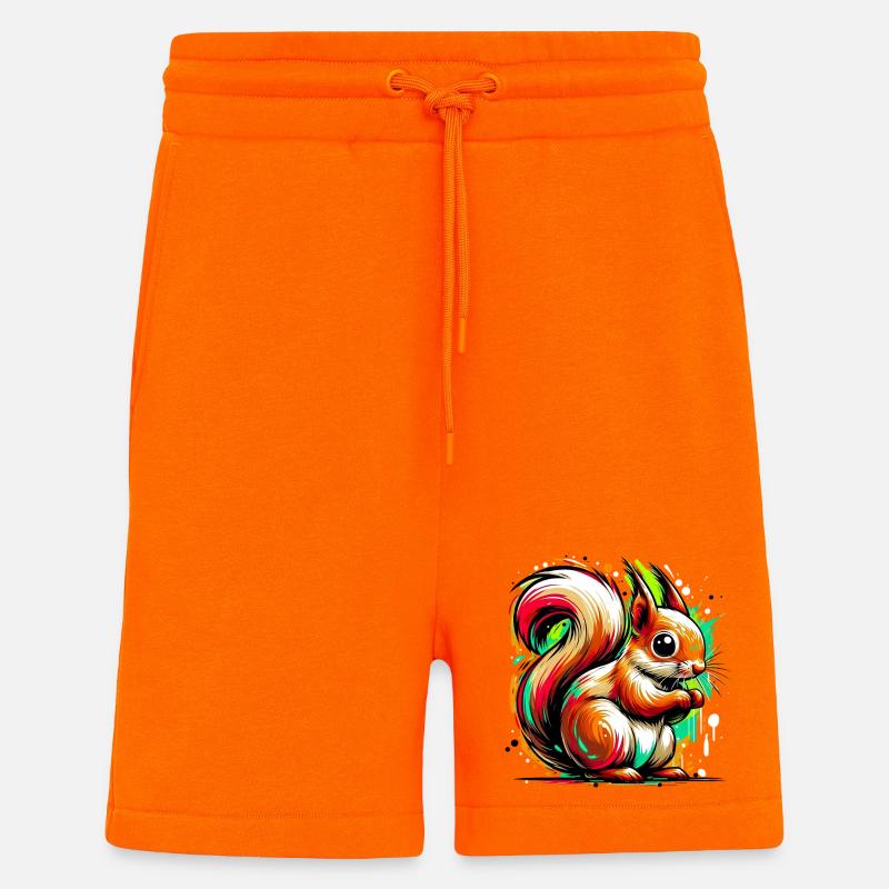 Eichhörnchen - Shorts - made by SPREAD - SUNSET ORANGE
