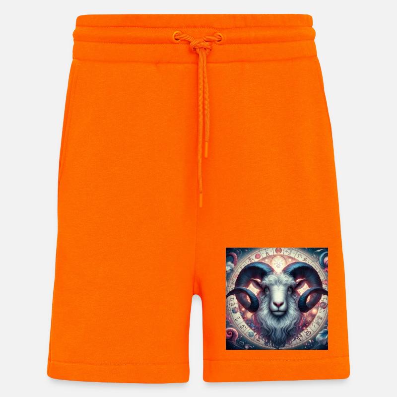 WIDDER \ Sternzeichen - Shorts - made by SPREAD - SUNSET ORANGE