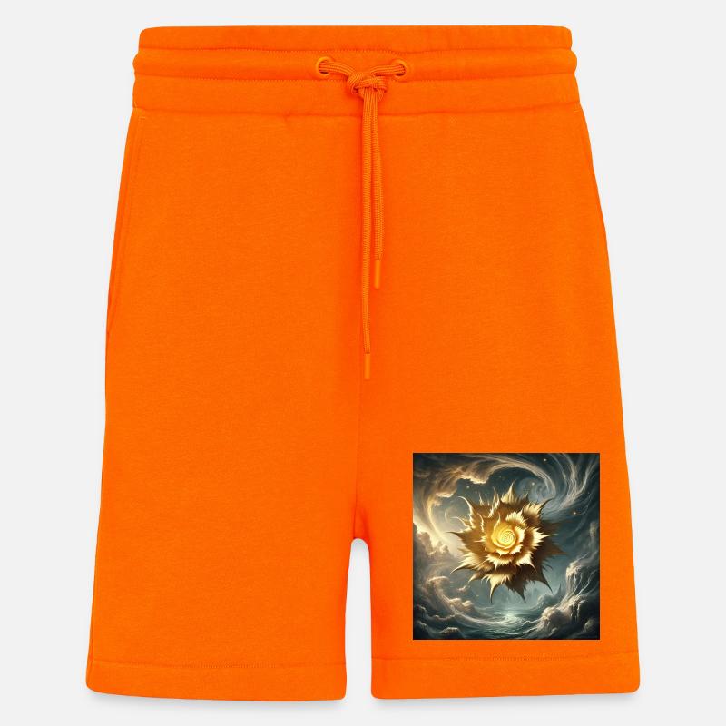 Sonnenblüte im Nebel - Shorts - made by SPREAD - SUNSET ORANGE